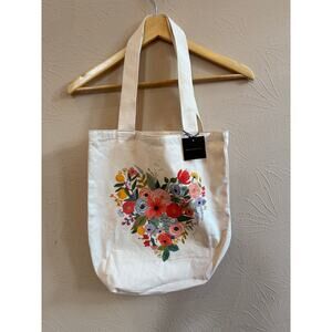 NWT Rifle Paper Co. 100% Cotton Tote